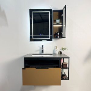 Ảnh công trình thực tế Bộ Tủ Chậu Phòng Tắm MOWOEN MW6622-80 800mm