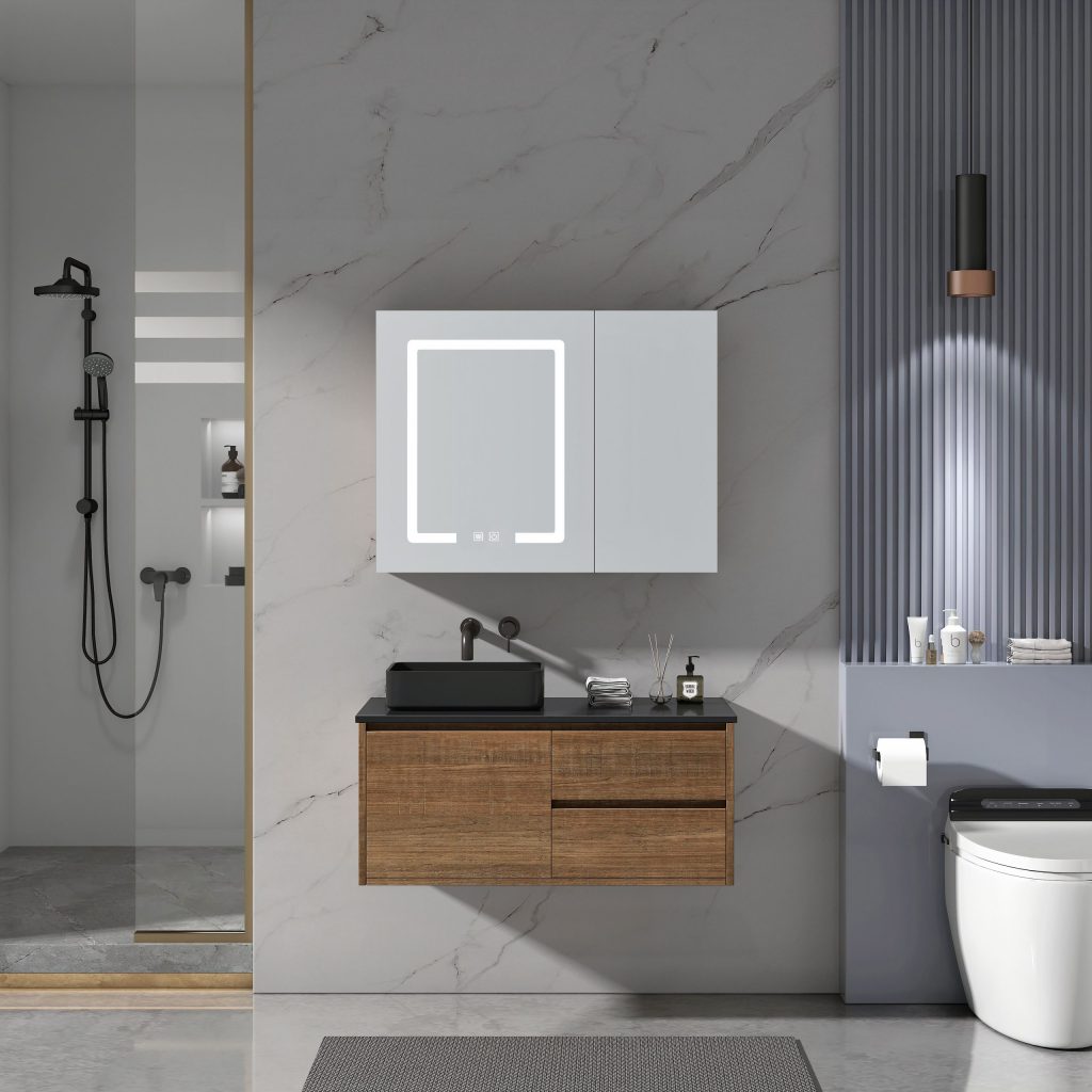 Bộ Tủ Chậu Phòng Tắm MOWOEN MW6636-80 800mm