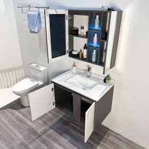 Ảnh công trình thực tế Bộ Tủ Chậu Phòng Tắm MOWOEN MW6637-80 800mm