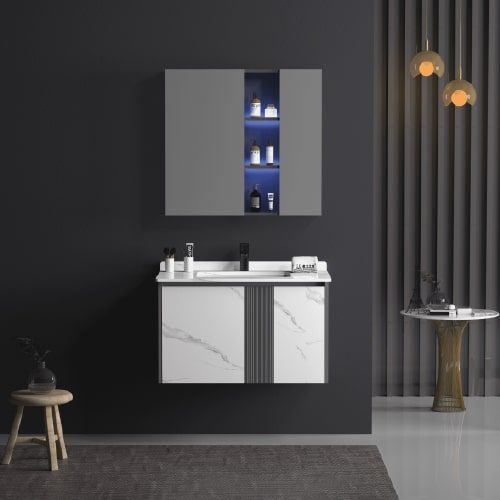 Bộ Tủ Chậu Phòng Tắm MOWOEN MW6637-80 800mm