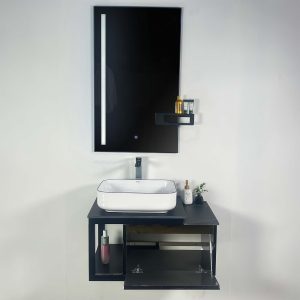 Ảnh công trình thực tế Bộ Tủ Chậu Phòng Tắm MOWOEN MW6801S-80B 800mm