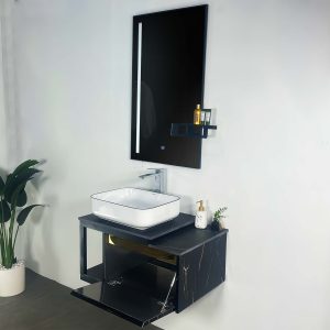 Ảnh công trình thực tế Bộ Tủ Chậu Phòng Tắm MOWOEN MW6801S-80B 800mm