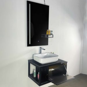 Ảnh công trình thực tế Bộ Tủ Chậu Phòng Tắm MOWOEN MW6801S-80B 800mm