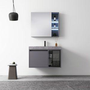 Ảnh công trình thực tế Bộ Tủ Chậu Phòng Tắm MOWOEN MW6803S-80 800mm