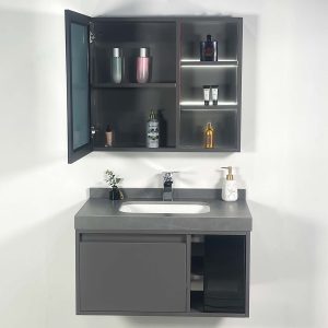 Ảnh công trình thực tế Bộ Tủ Chậu Phòng Tắm MOWOEN MW6803S-80 800mm
