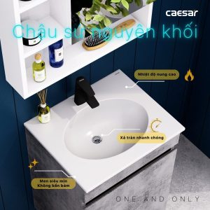 Ảnh công trình thực tế Bộ tủ lavabo Caesar L5022/EH05022ASV