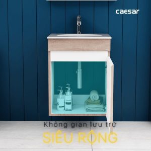 Ảnh công trình thực tế Bộ tủ lavabo Caesar L5022/EH15022AW7V