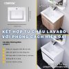 Bộ tủ lavabo Caesar LF5017/EH15017AV - ảnh 3