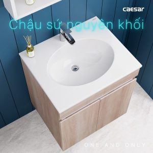 Ảnh công trình thực tế Bộ tủ lavabo Caesar LF5024/EH15024AW7V