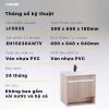 Bộ tủ lavabo Caesar LF5030/EH15030AW7V - ảnh 5
