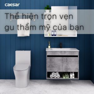 Ảnh công trình thực tế Bộ tủ lavabo Caesar LF5032/EH05032ASV
