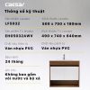 Bộ tủ lavabo Caesar LF5032/EH05032AWV - ảnh 5