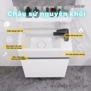 Ảnh công trình thực tế Bộ tủ lavabo Caesar LF5239S/EH05239AV