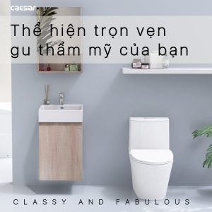 Ảnh công trình thực tế Bộ tủ lavabo Caesar LF5261/EH05261AW7V