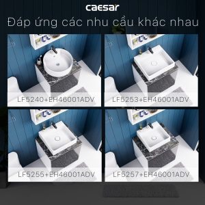 Ảnh công trình thực tế Bộ tủ lavabo Caesar LF5261/EH46001ADV