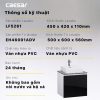 Bộ tủ lavabo Caesar LF5261/EH46001ADV - ảnh 5