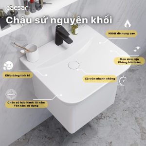 Ảnh công trình thực tế Bộ tủ lavabo Caesar LF5370/EH05370AV