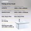 Bộ tủ lavabo Caesar LF5372/EH05372AV - ảnh 4