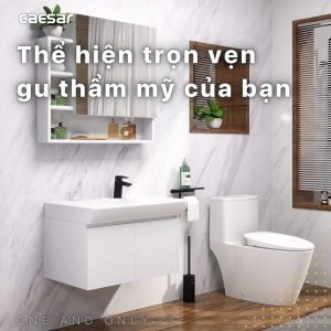 Ảnh công trình thực tế Bộ tủ lavabo Caesar LF5374/EH05374AV