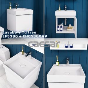 Ảnh công trình thực tế Bộ tủ lavabo Caesar LF5380/EH05380AV