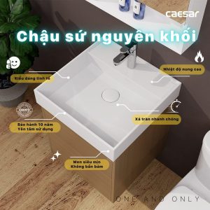 Ảnh công trình thực tế Bộ tủ lavabo Caesar LF5380/EH05380DWV
