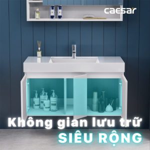 Ảnh công trình thực tế Bộ tủ lavabo Caesar LF5386/EH05386AV