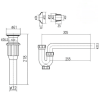 Bộ Xả Lavabo INAX A-325PS Nhựa - ảnh 2