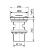Bộ Xả Nhấn Lavabo TOTO T6JV6 - ảnh 3