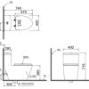 Bồn cầu 1 khối nắp điện tử Caesar C1363F/TAF512H - ảnh 4
