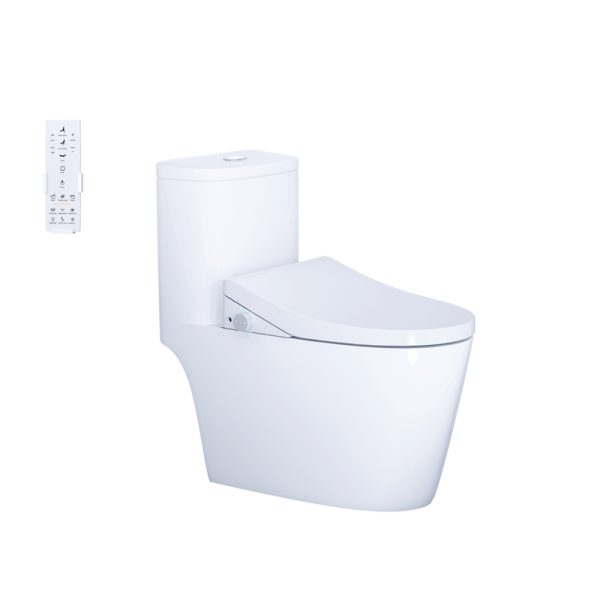 Bồn cầu 1 khối nắp điện tử Caesar C1364F/TAF512H