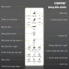 Bồn cầu 1 khối nắp điện tử Caesar C1374F/TAF512H - ảnh 2