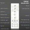 Bồn cầu 1 khối nắp điện tử Caesar C1391F/TAF512H - ảnh 6