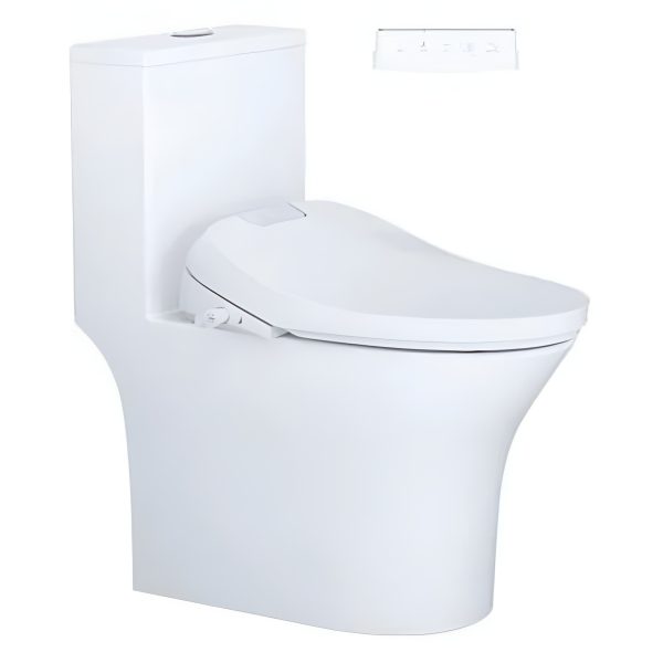 Bồn cầu 1 khối nắp điện tử Caesar C1391F/TAF610H