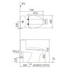 Bồn cầu 1 khối nắp điện tử Caesar C1394F/TAF512H - ảnh 7