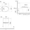 Bồn cầu 1 khối nắp điện tử Caesar C1395F/TAF512H - ảnh 6