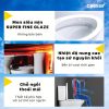 Bồn cầu 2 khối Caesar nắp cơ CD1341/TAF060 - ảnh 4