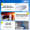 Bồn cầu 2 khối nắp cơ Caesar CD1320/TAF060 - ảnh 4