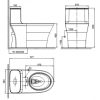 Bồn Cầu American Standard WP-1880SW Nắp Rửa Cơ M4A839 Signature - ảnh 2