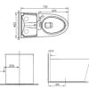 Bồn Cầu American Standard WP-3232 Studio S 1 Khối Đặt Sàn - ảnh 3