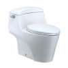 Bồn Cầu CAESAR C1353 1 Khối Nắp Êm Xả Gạt