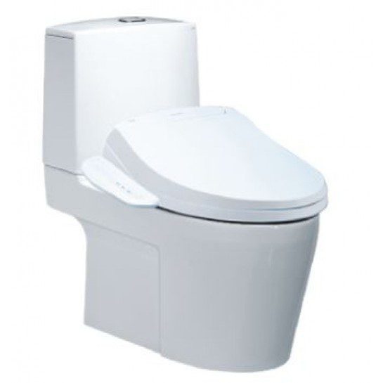Bồn Cầu CAESAR CD1345/TAF400H 2 Khối Nắp Điện Tử