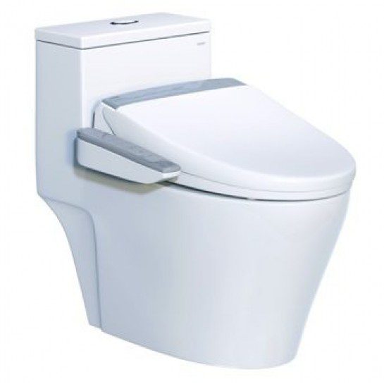 Bồn Cầu CAESAR CD1356/TAF200H 1 Khối Nắp Điện Tử