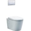 Bồn Cầu CAESAR CPT1503 Treo Tường Thùng Nước Âm Tường Nắp Êm