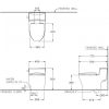 Bồn Cầu COTTO C10347 1 Khối Nắp Êm Xả Gạt - ảnh 2