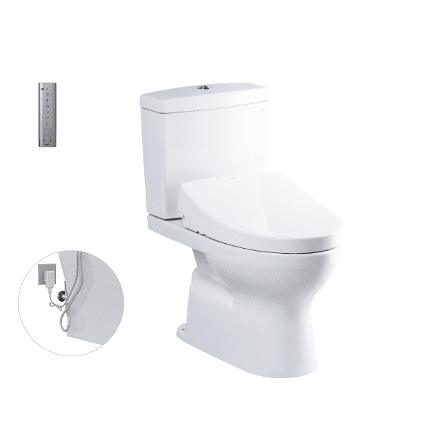 Bồn Cầu Điện Tử TOTO CS320DRW11#W Kèm Nắp Rửa Điện Tử WASHLET Dòng S7 – TCF4911Z (220V)