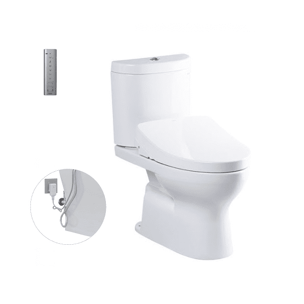Bồn Cầu Điện Tử TOTO CS325DRW11#W Kèm Nắp Rửa Điện Tử WASHLET Dòng S7 – TCF4911Z (220V)