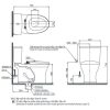Bồn Cầu Điện Tử TOTO CS735DW11#XW Kèm Nắp Rửa Điện Tử WASHLET Dòng S7 – TCF4911Z (220V) - ảnh 2