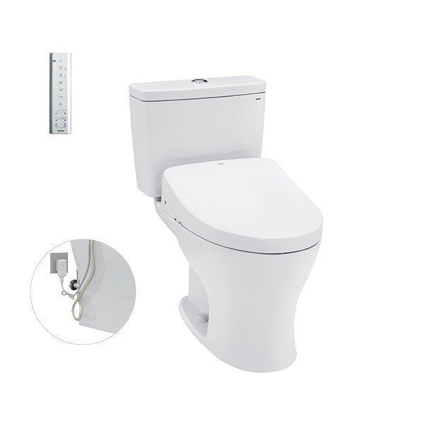 Bồn Cầu Điện Tử TOTO CS735DW11#XW Kèm Nắp Rửa Điện Tử WASHLET Dòng S7 – TCF4911Z (220V)