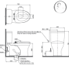 Bồn Cầu Điện Tử TOTO CS735DW14#XW Kèm Nắp Rửa Điện Tử WASHLET Dòng C5 – TCF24410AAA (220V) - ảnh 2