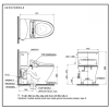 Bồn Cầu Điện Tử TOTO CS767CRW15#XW Kèm Nắp Rửa Điện Tử WASHLET (Loại Giấu Dây) Dòng C5 – TCF24460AAA (220V) - ảnh 2